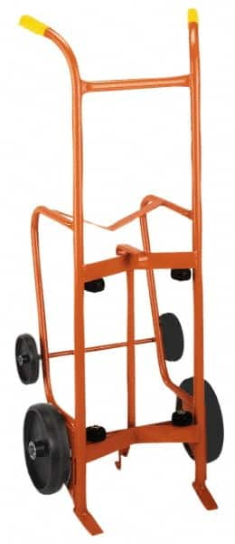 Wesco Industrial Products - 1,000 Lb Load Capacity, 55 Gal Drum Hand Truck - 24" Wide x 56" High, 4 Wheels - Strong Tooling