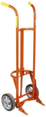 Wesco Industrial Products - 1,000 Lb Load Capacity, 55 Gal Drum Hand Truck - 24" Wide x 58" High, 4 Wheels - Strong Tooling