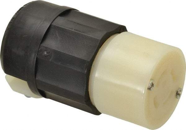 Leviton - 125/250 VAC, 20 Amp, L14-20R Configuration, Industrial Grade, Self Grounding Connector - 1 Phase, 3 Poles, 0.595 to 0.895 Inch Cord Diameter - Strong Tooling