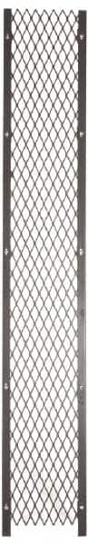 Folding Guard - 2' Wide x 10' High, Temporary Structure Woven Wire Panel - 10 Gauge Wire, 1-1/2 Inches x 16 Gauge Channel Frame, Includes Hardware, Top Capping and Floor Socket - Strong Tooling