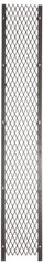 Folding Guard - 2' Wide x 10' High, Temporary Structure Woven Wire Panel - 10 Gauge Wire, 1-1/2 Inches x 16 Gauge Channel Frame, Includes Hardware, Top Capping and Floor Socket - Strong Tooling