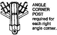 Folding Guard - Temporary Structure Floor Socket - For Temporary Structures - Strong Tooling