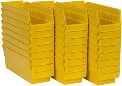 Akro-Mils - 11-5/8" Deep, Yellow Hopper Shelf Bin - 4" High x 4-1/8" Wide x 11-5/8" Long - Strong Tooling