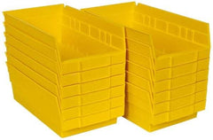 Akro-Mils - 11-5/8" Deep, Yellow Hopper Shelf Bin - 4" High x 6-5/8" Wide x 11-5/8" Long - Strong Tooling