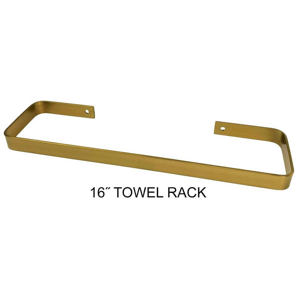 Washroom Shelves, Soap Dishes & Towel Holders; Type: Towel Rod; Holder Type: Towel Rod; Material: Stainless Steel; Mount Type: Wall; Overall Height: 5 in; Finish: Gold; Material: Stainless Steel; Finish/Coating: Gold