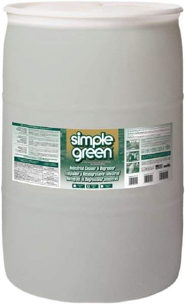 Simple Green - 55 Gal Drum Cleaner/Degreaser - Liquid, Biodegradable, Concentrated, Unscented - Strong Tooling