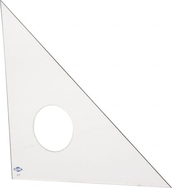 Alvin - 10 Inch Long, Styrene Plastic Triangles - Strong Tooling