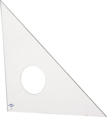 Alvin - 10 Inch Long, Styrene Plastic Triangles - Strong Tooling