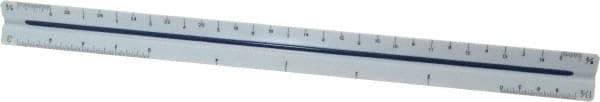 Staedtler - 12 Inch Long, Plastic Triangular Scales - Strong Tooling