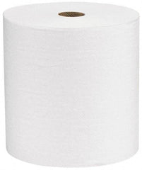 Kimberly-Clark Professional - Hard Roll of 1 Ply White Paper Towels - 8" Wide, 600' Roll Length - Strong Tooling