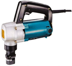 Makita - Power Nibblers Type of Power: Electric Cutting Capacity (Gauge): 10 (Steel); 12 (Stainless Steel) - Strong Tooling