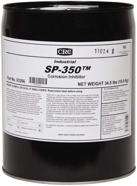 CRC - 5 Gal Rust/Corrosion Inhibitor - Comes in Pail, Food Grade - Strong Tooling