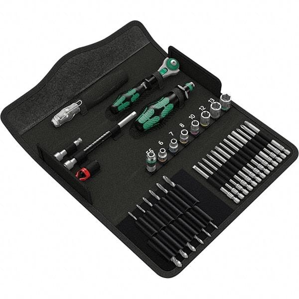 Wera - Screwdriver Bit Sets Type: Micro Bit Set Drive Size: 1/4 (Inch) - Strong Tooling