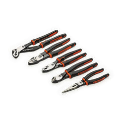 Plier Sets; Plier Type Included: Tongue & Groove  Slip Joint  Linesman  Long Nose  Diagonal Cutting; Set Type: Plier Set; Container Type: Carded; Overall Length: 13.8; Insulated: No; Tether Style: Tether Ready; Number Of Pieces: 5