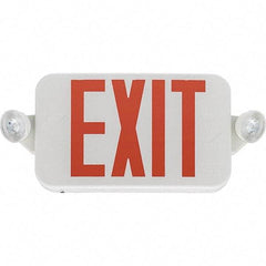 Lithonia Lighting - Combination Exit Signs Mounting Type: Ceiling Mount; End Mount; Wall Mount Number of Faces: 1 - Strong Tooling