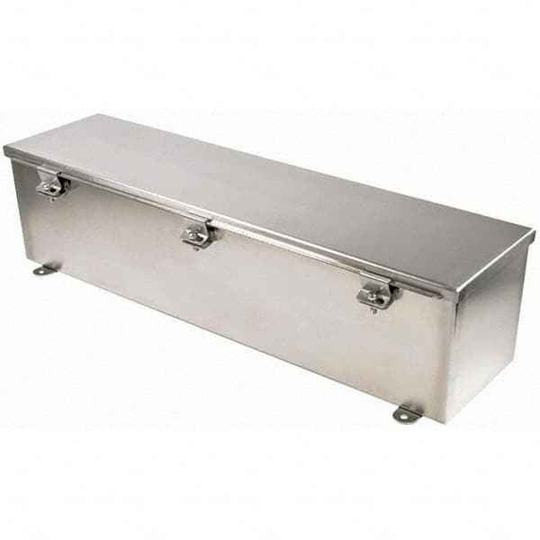 Wiegmann - NEMA 4X Stainless Steel Junction Box Enclosure with Hinge Cover - Strong Tooling