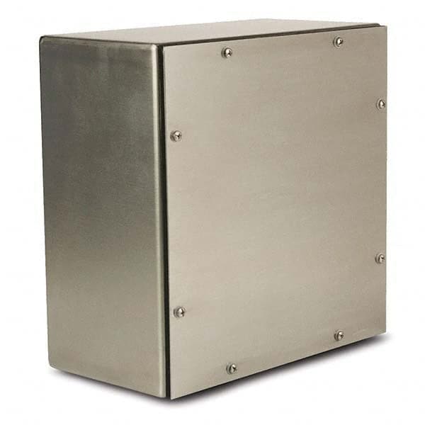 Wiegmann - NEMA 4X Stainless Steel Junction Box Enclosure with Screw Cover - Strong Tooling