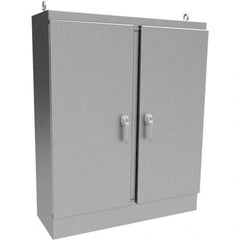 Wiegmann - NEMA 4X Stainless Steel Standard Enclosure with Cabinet Hinged Cover - Strong Tooling