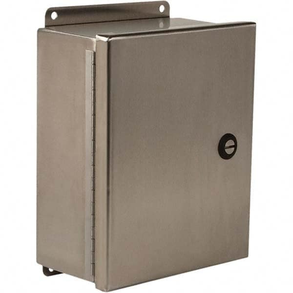 Wiegmann - NEMA 4 Stainless Steel Standard Enclosure with Continuous Hinge Cover - Strong Tooling