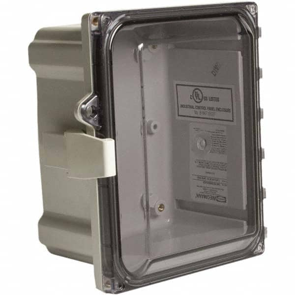 Wiegmann - NEMA 4X Polycarbonate Standard Enclosure with Continuous Hinge Cover - Strong Tooling