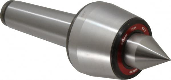 Rohm - MT5 Taper Shank, 3.543" Head Diam 2,000 Lb Capacity Live Center - 3,000 Max RPM, 2.764" Head Length, 1.5748" Point Diam, 1.988" Point Len, 4,400 Lb Max Workpc, 10.177" OAL, Standard Point - Strong Tooling