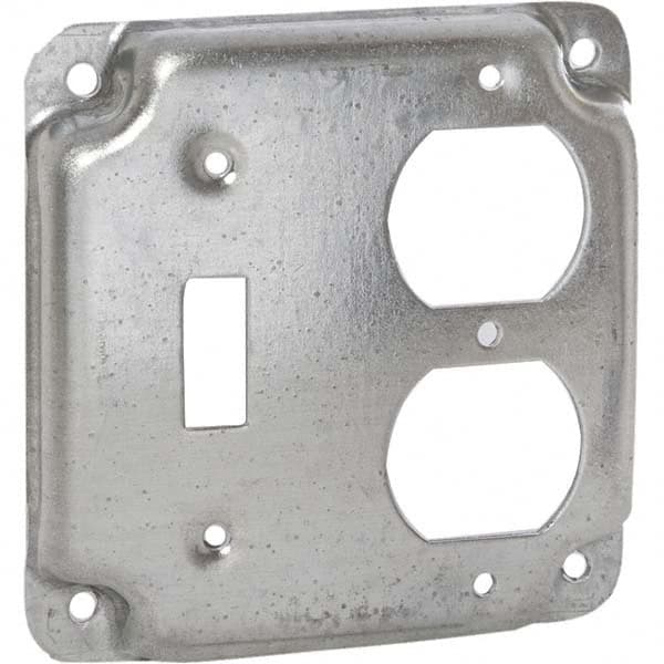 Hubbell-Raco - Steel Electrical Box Cover - Strong Tooling