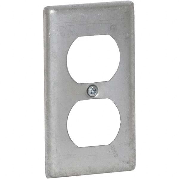 Hubbell-Raco - Steel Electrical Box Cover - Strong Tooling