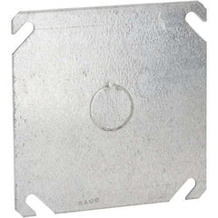 Hubbell-Raco - Steel Electrical Box Flat Cover - Strong Tooling