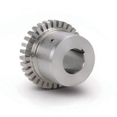 TB Wood's - Flexible Coupling; Type: Coupling Hub ; Bore Diameter (Decimal Inch): 2.1875 ; Maximum Bore Diameter (Inch): 2.1875 ; Outside Diameter (Inch): 4.13 ; Overall Length (Inch): 3.5 ; Material: Steel - Exact Industrial Supply