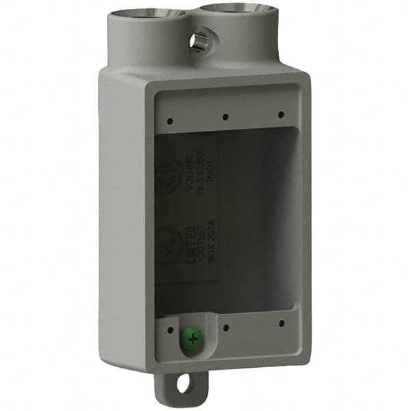 Hubbell Killark - Electrical Outlet Boxes & Switch Boxes Enclosure Type: Device Box Enclosure Shape: Rectangle - Strong Tooling