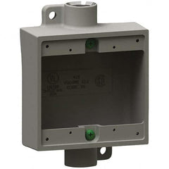 Hubbell Killark - Electrical Outlet Boxes & Switch Boxes Enclosure Type: Device Box Enclosure Shape: Square - Strong Tooling