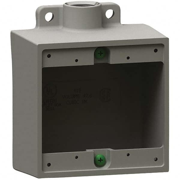 Hubbell Killark - Electrical Outlet Boxes & Switch Boxes Enclosure Type: Device Box Enclosure Shape: Square - Strong Tooling