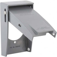 Hubbell-Raco - Weatherproof Box Covers Cover Shape: Rectangle Number of Holes in Outlet: 1 - Strong Tooling