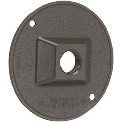 Hubbell-Raco - Weatherproof Box Covers Cover Shape: Round Number of Holes in Outlet: 1 - Strong Tooling