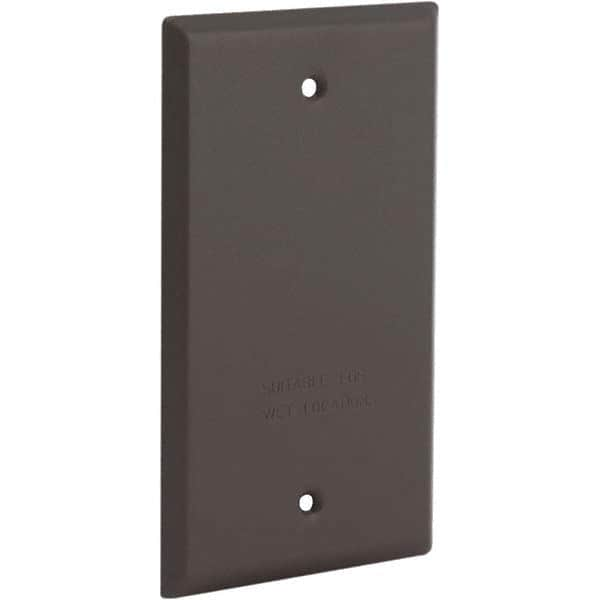 Hubbell-Raco - Weatherproof Box Covers Cover Shape: Rectangle Number of Holes in Outlet: 0 - Strong Tooling