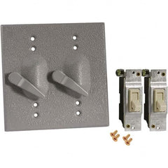 Hubbell-Raco - Weatherproof Box Covers Cover Shape: Rectangle Number of Holes in Outlet: 2 - Strong Tooling