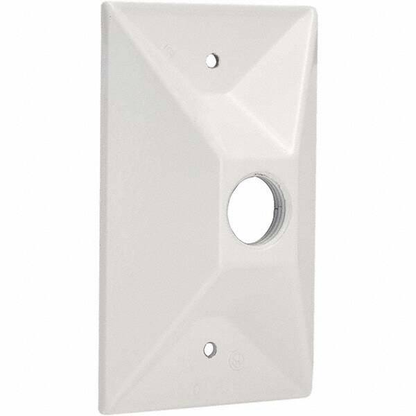 Hubbell-Raco - Weatherproof Box Covers Cover Shape: Rectangle Number of Holes in Outlet: 1 - Strong Tooling