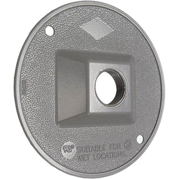 Hubbell-Raco - Weatherproof Box Covers Cover Shape: Round Number of Holes in Outlet: 1 - Strong Tooling