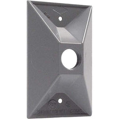 Hubbell-Raco - Weatherproof Box Covers Cover Shape: Rectangle Number of Holes in Outlet: 1 - Strong Tooling