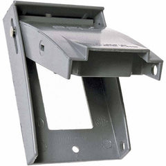 Hubbell-Raco - Weatherproof Box Covers Cover Shape: Rectangle Number of Holes in Outlet: 1 - Strong Tooling