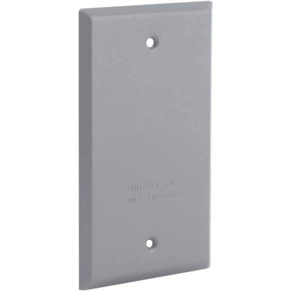 Hubbell-Raco - Weatherproof Box Covers Cover Shape: Rectangle Number of Holes in Outlet: 0 - Strong Tooling