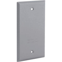 Hubbell-Raco - Weatherproof Box Covers Cover Shape: Rectangle Number of Holes in Outlet: 0 - Strong Tooling