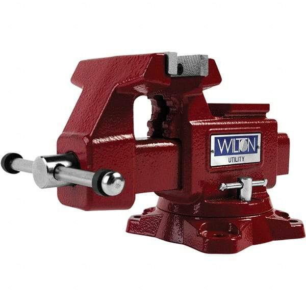 Wilton - Bench & Pipe Combination Vises Jaw Width (Inch): 4-1/2 Jaw Opening Capacity (Inch): 4 - Strong Tooling