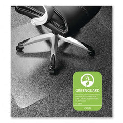 Chair Mats; Style: Straight Edge; Shape: Square; Width (Inch): 60 in; Length (Inch): 60 in; Lip Cutout Size: No Lip; Edge Type: Straight Edge; Overall Length: 60 in; Overall Width: 60 in; EPP Indicators: GreenGuard; EPP GSA Codes: EP - Ecolabels; Pre Cons