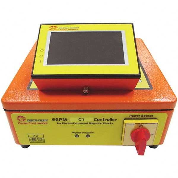 Techniks - Electromagnetic Chuck Controls & Accessories Type: C4 Touchscreen Controller Variable Power: No - Strong Tooling