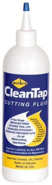 Winfield Brooks - CleanTap, 16 oz Bottle Cutting & Tapping Fluid - Water Soluble, For Machining - Strong Tooling