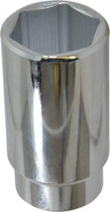 Proto - 1-3/8", 1/2" Drive, Deep Hand Socket - 6 Points, 3-1/2" OAL - Strong Tooling