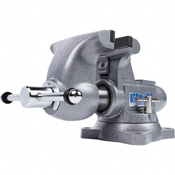 Wilton - Bench & Pipe Combination Vises Jaw Width (Inch): 6-1/2 Jaw Opening Capacity (Inch): 7-1/4 - Strong Tooling