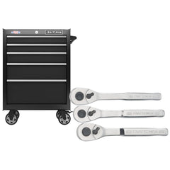 Tool Roller Cabinets; Overall Weight Capacity: 1500 lb; Width Range: 24 to 35.9 in; Drawer Capacity: 100 lb; Depth Range: 18 to 23.9 in; Top Material: Steel; Height Range: 36 to 41.9 in; Color: Black; Overall Depth: 18 in; Overall Height: 37.5 in; Load Ca