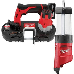 Milwaukee Tool - Cordless Portable Bandsaws Voltage: 12 Battery Chemistry: Lithium-Ion - Strong Tooling